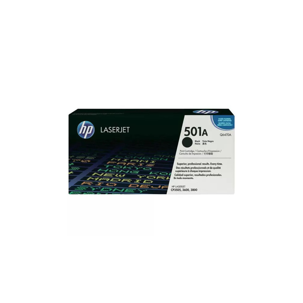 Toner HP 501A (Q6470A)  Prix Maroc Officiel