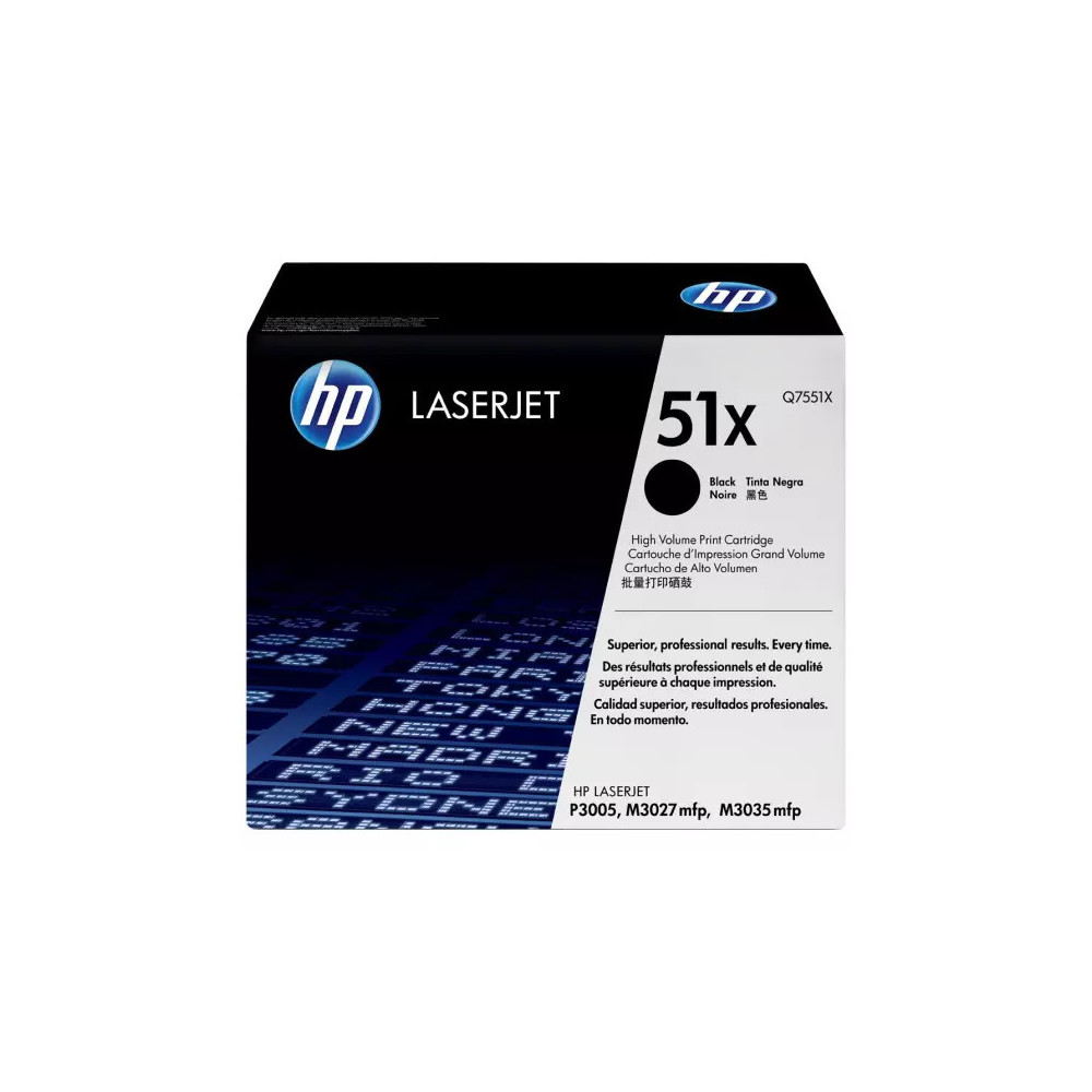 Toner HP 51X (Q7551X)  Prix Maroc Pas Cher