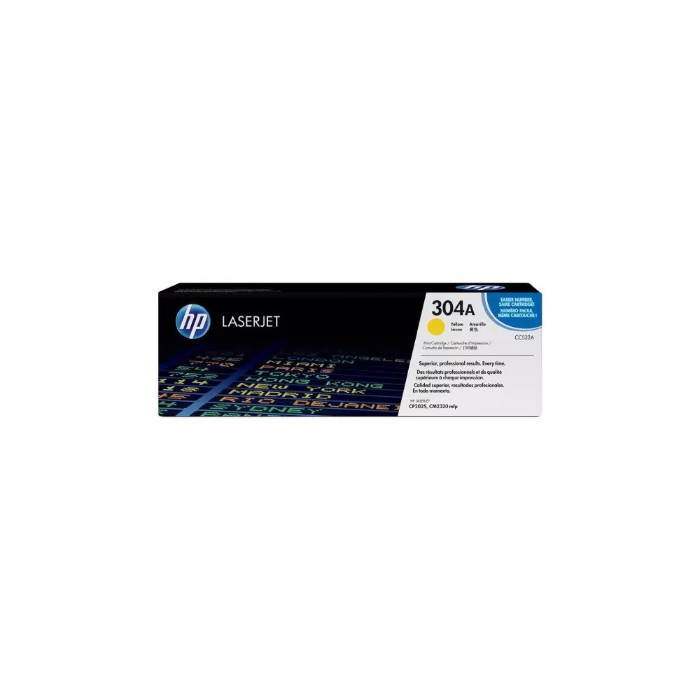 Toner HP 304A (CC532A)  Prix Maroc Imbattable