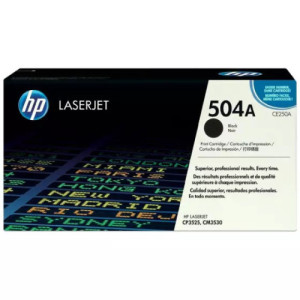 Toner HP 504A (CE250A)  Prix Maroc Pas Cher