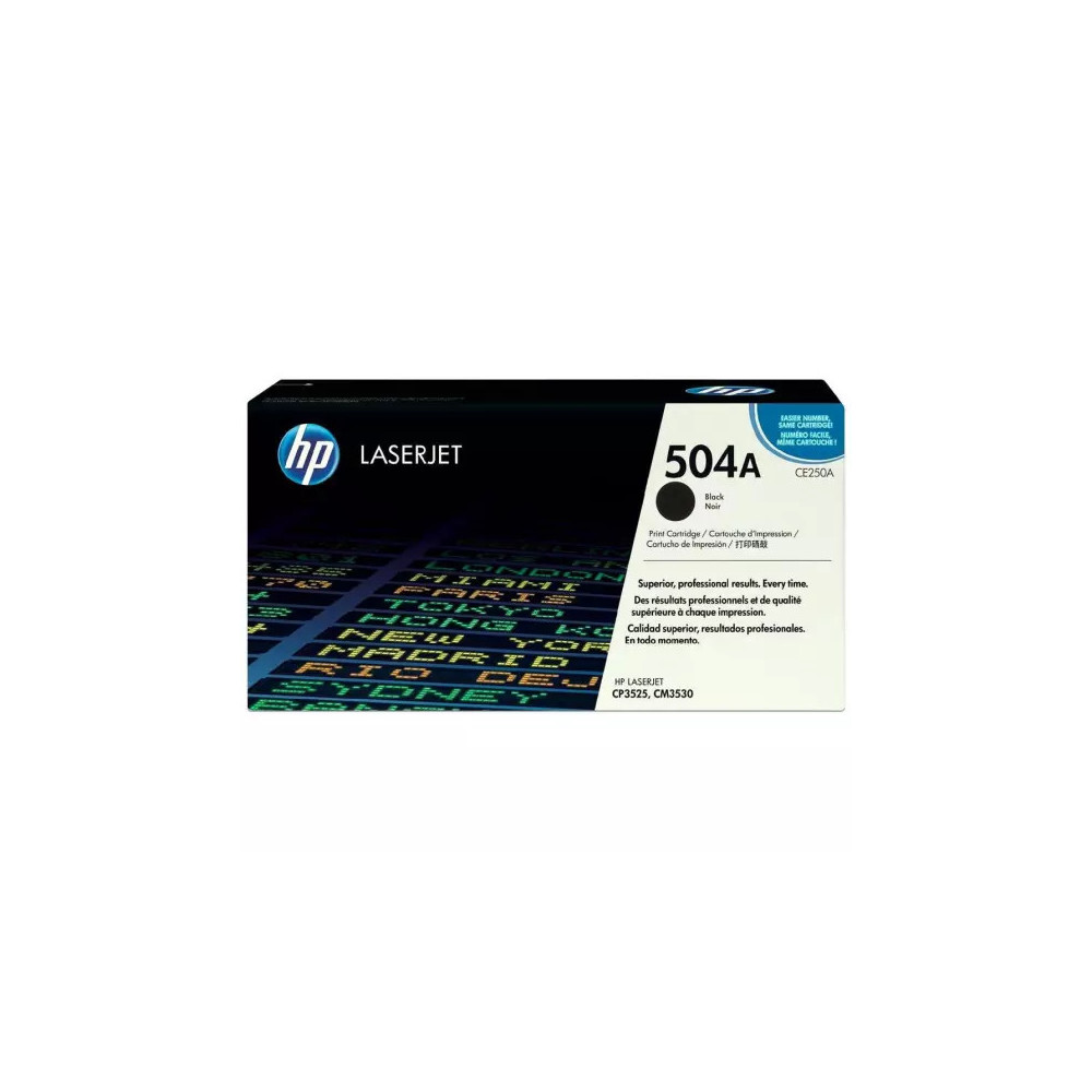 Toner HP 504A (CE250A)  Prix Maroc Pas Cher