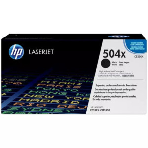 Toner HP 504X (CE250X)  Meilleur Prix Maroc