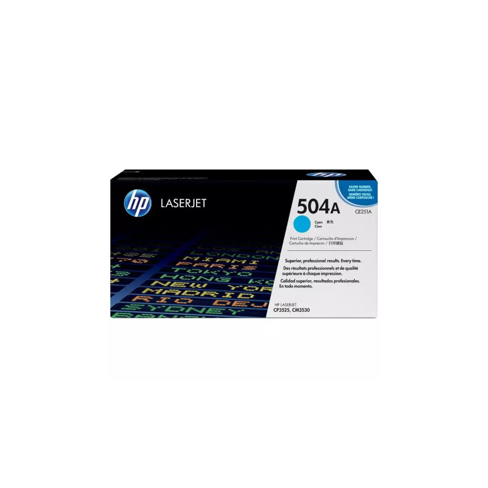 Toner HP 504A (CE251A)  Promo Prix Maroc