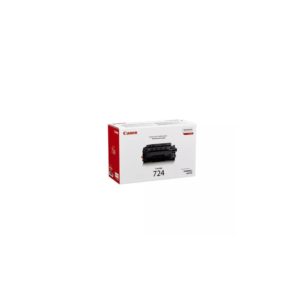 Toner CANON d'origine 724 (3481B002) noir