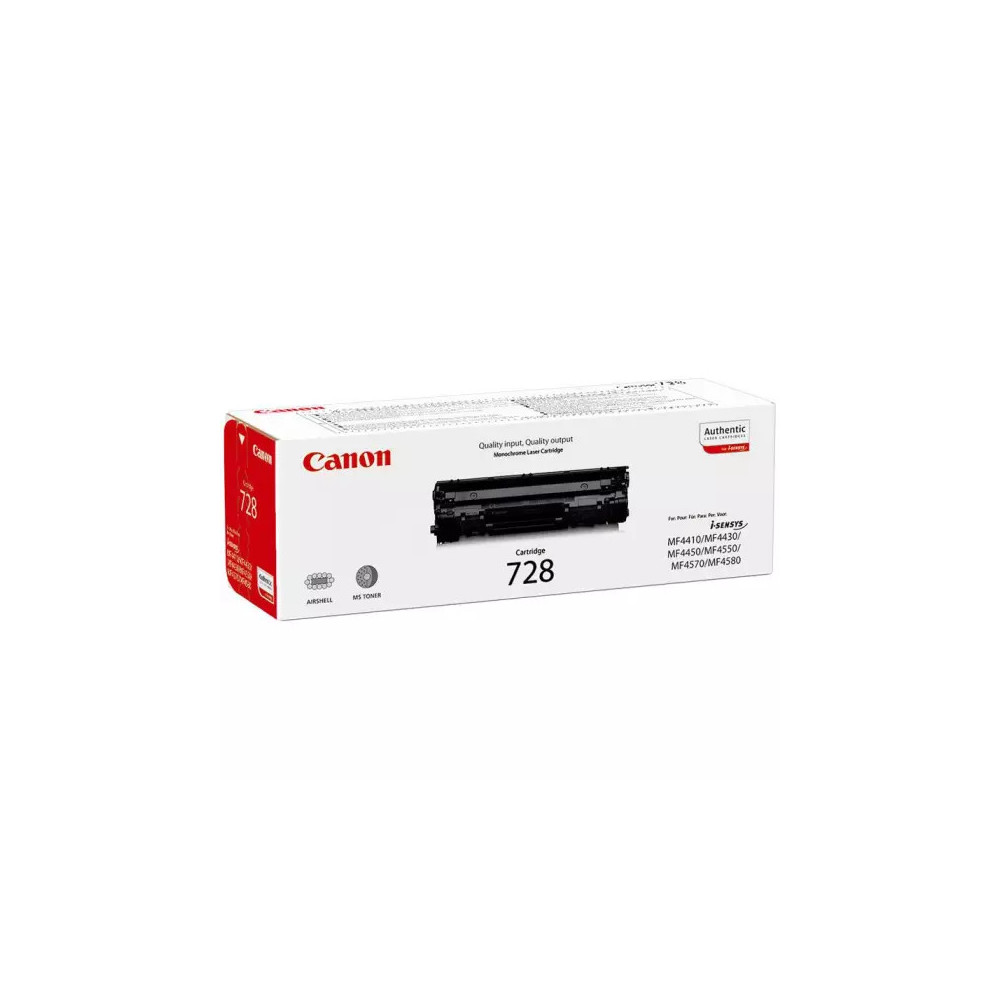 Toner CANON d'origine 728 (3500B002) noir