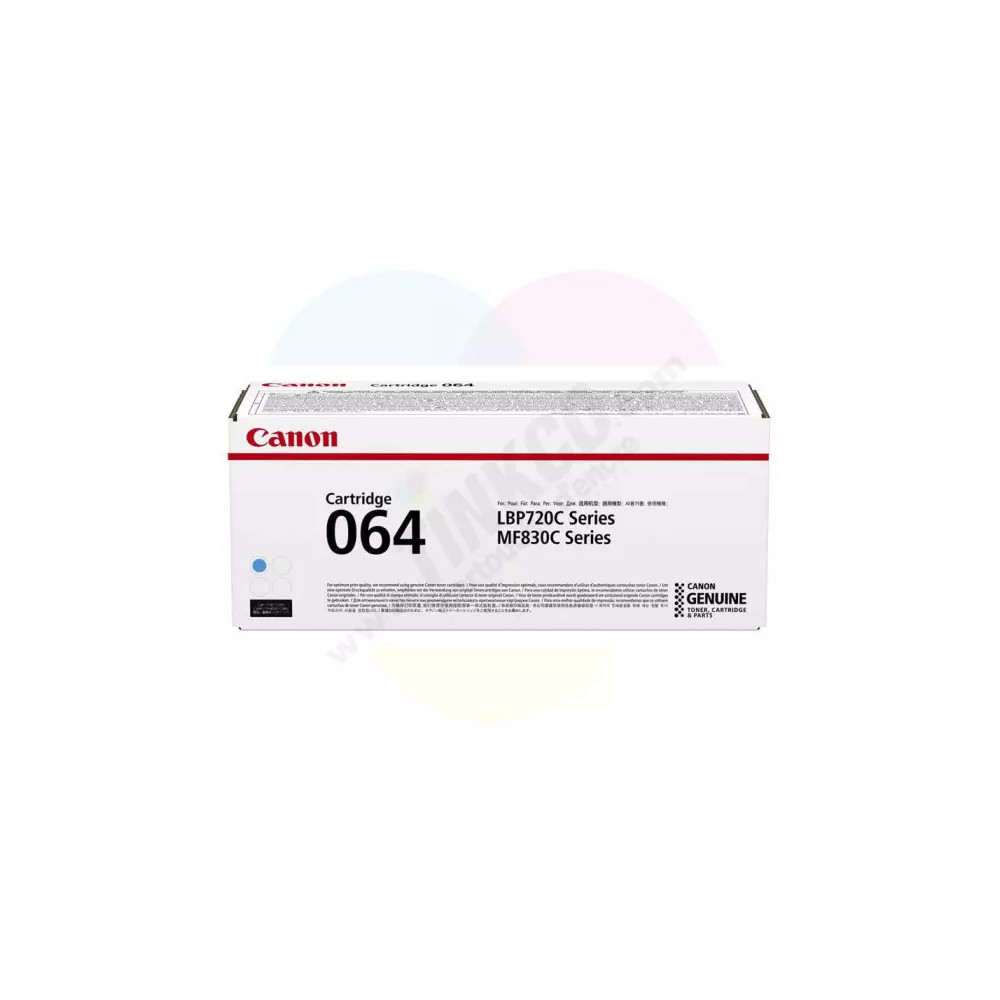 Toner CANON d'origine 064C (4935C001) cyan