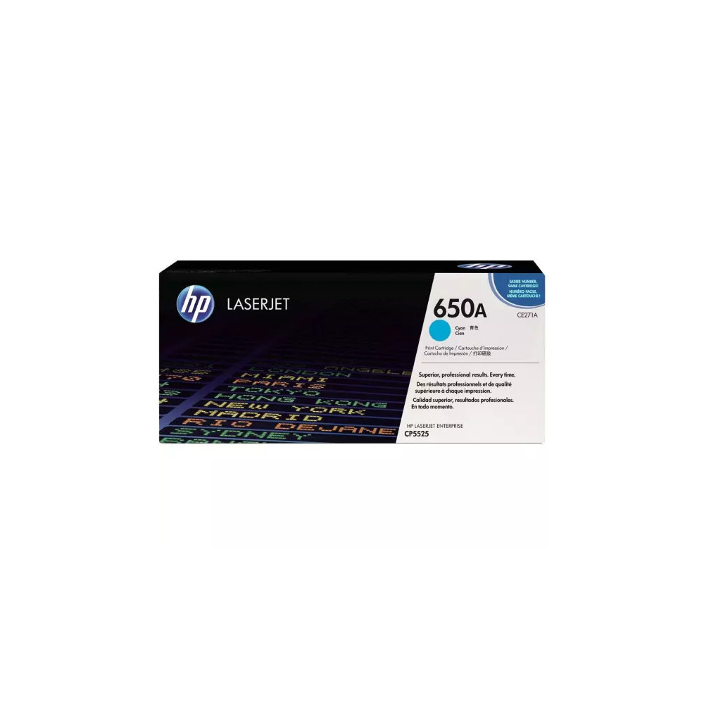 Toner HP 650A (CE271A)  Promo Prix Maroc
