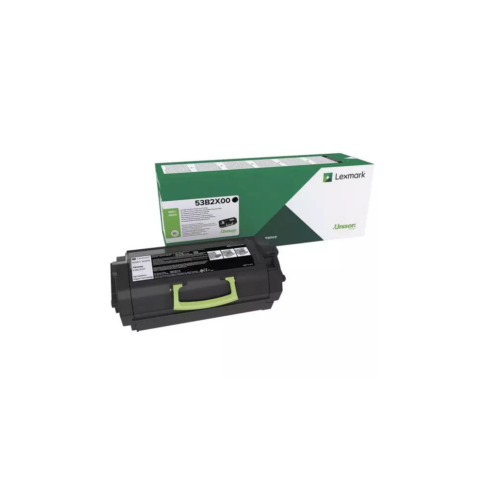 toner original Lexmark 53B2X00 pour imprimante laser MS818