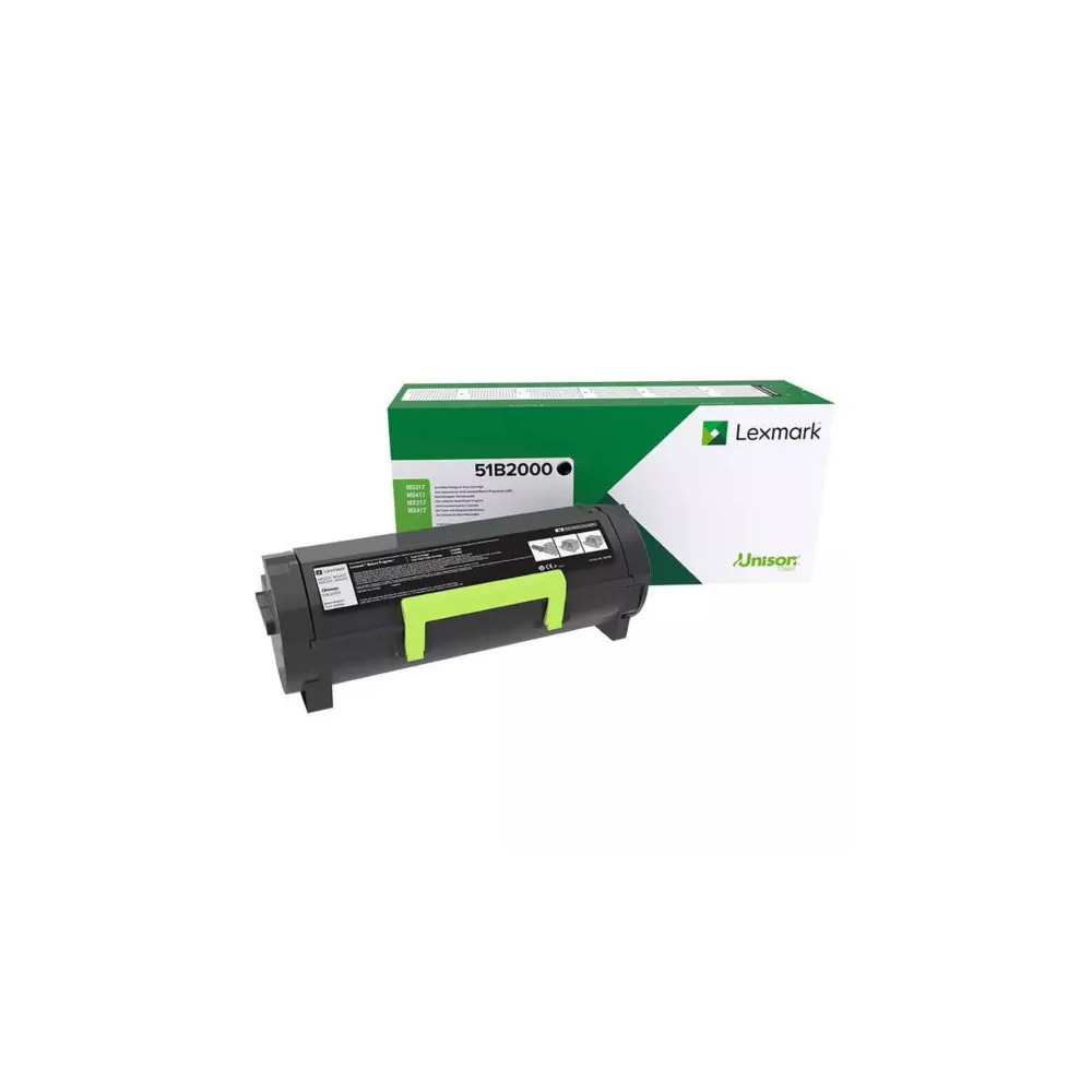 Toner laser de marque Lexmark 51B2000 noir
