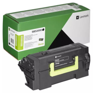 toner original Lexmark 58D2 (058D2000) noir