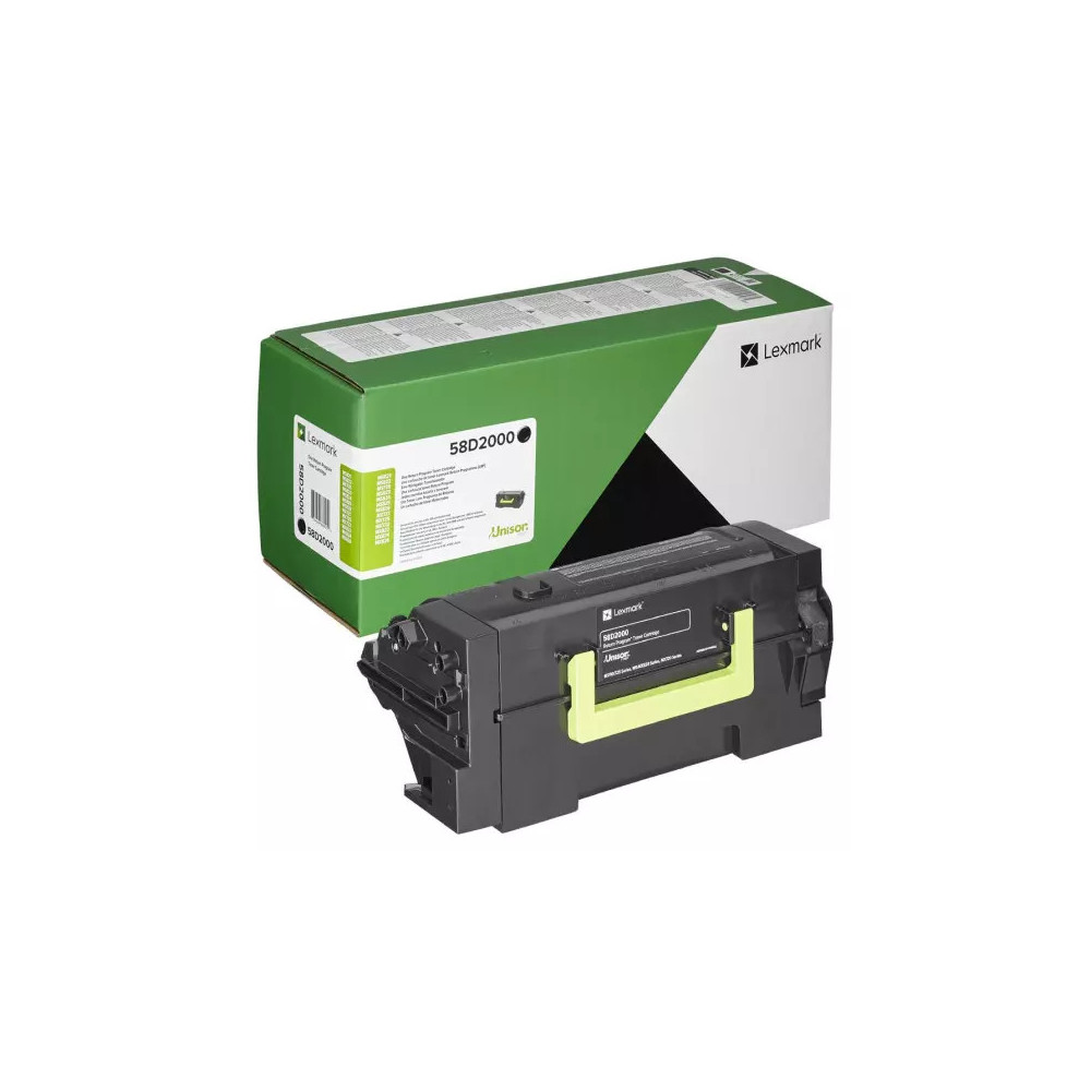 toner original Lexmark 58D2 (058D2000) noir