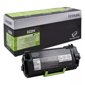 toner original Lexmark 622H (62D2H00) noir