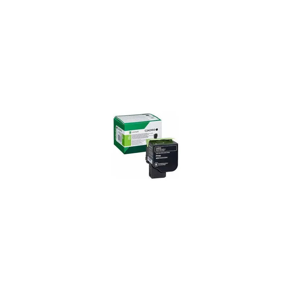 toner original Lexmark C242XK (C242XK0) noir