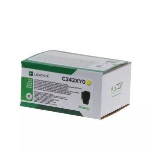 toner original Lexmark C242XY (C242XY0) jaune