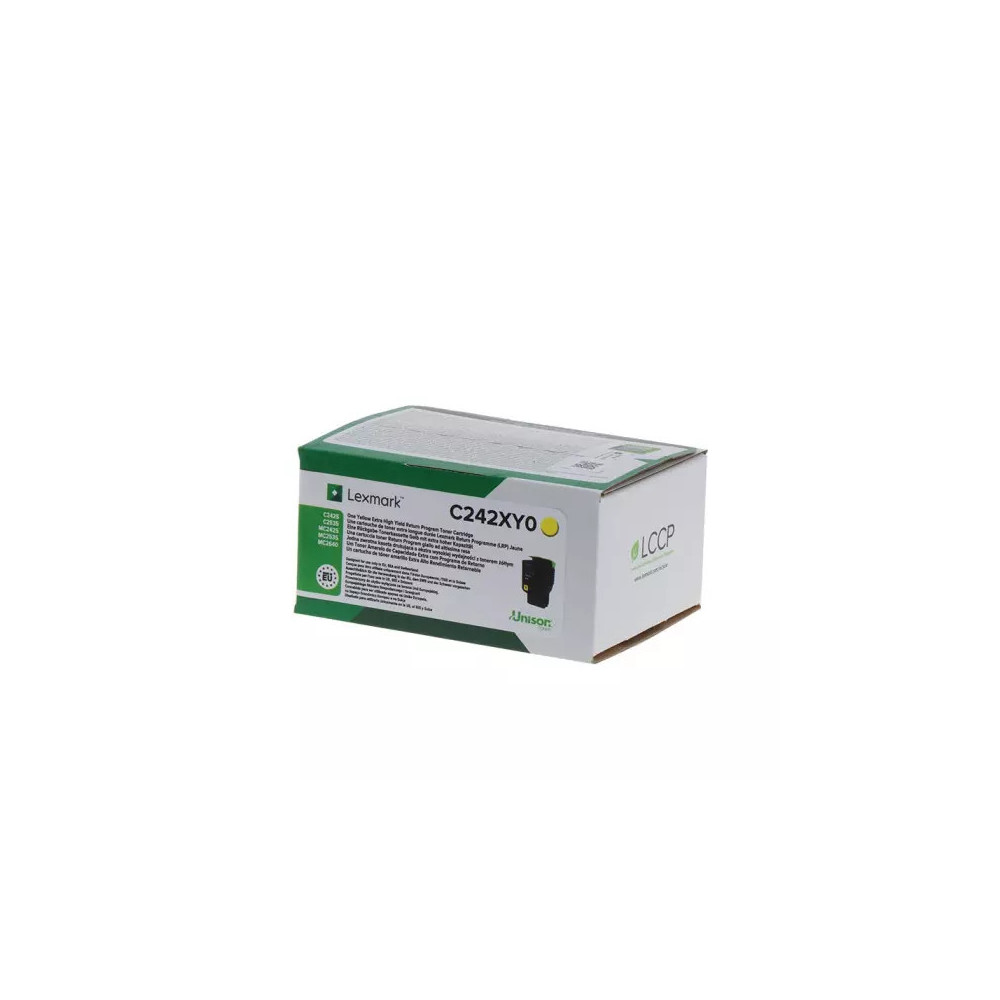toner original Lexmark C242XY (C242XY0) jaune