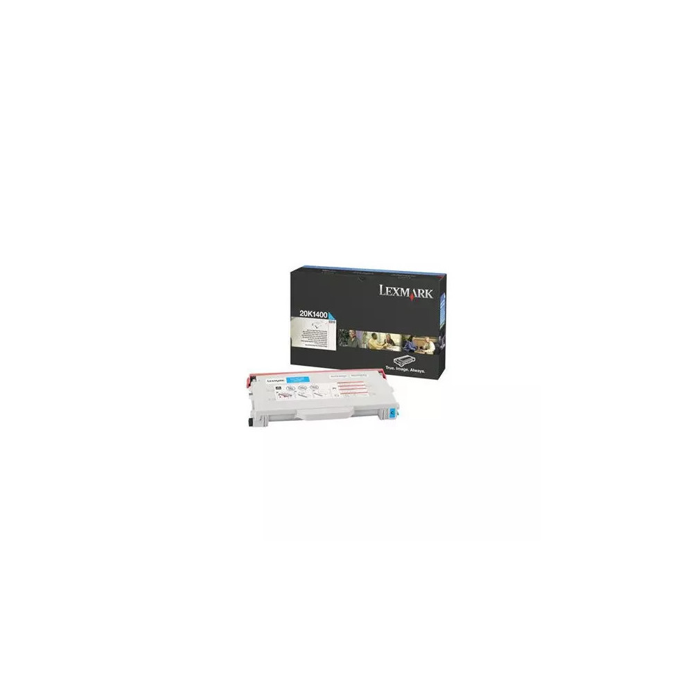 toner original Lexmark C510 (20K1400) cyan de 6600 pages