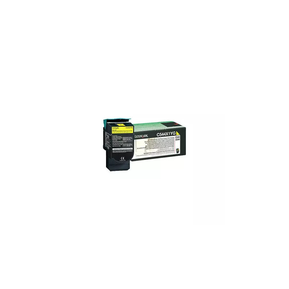 toner original Lexmark C544XY (0C544X1YG) jaune