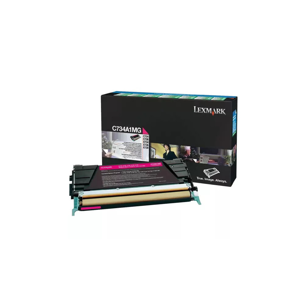 toner original Lexmark C734AM (0C734A1MG) magenta