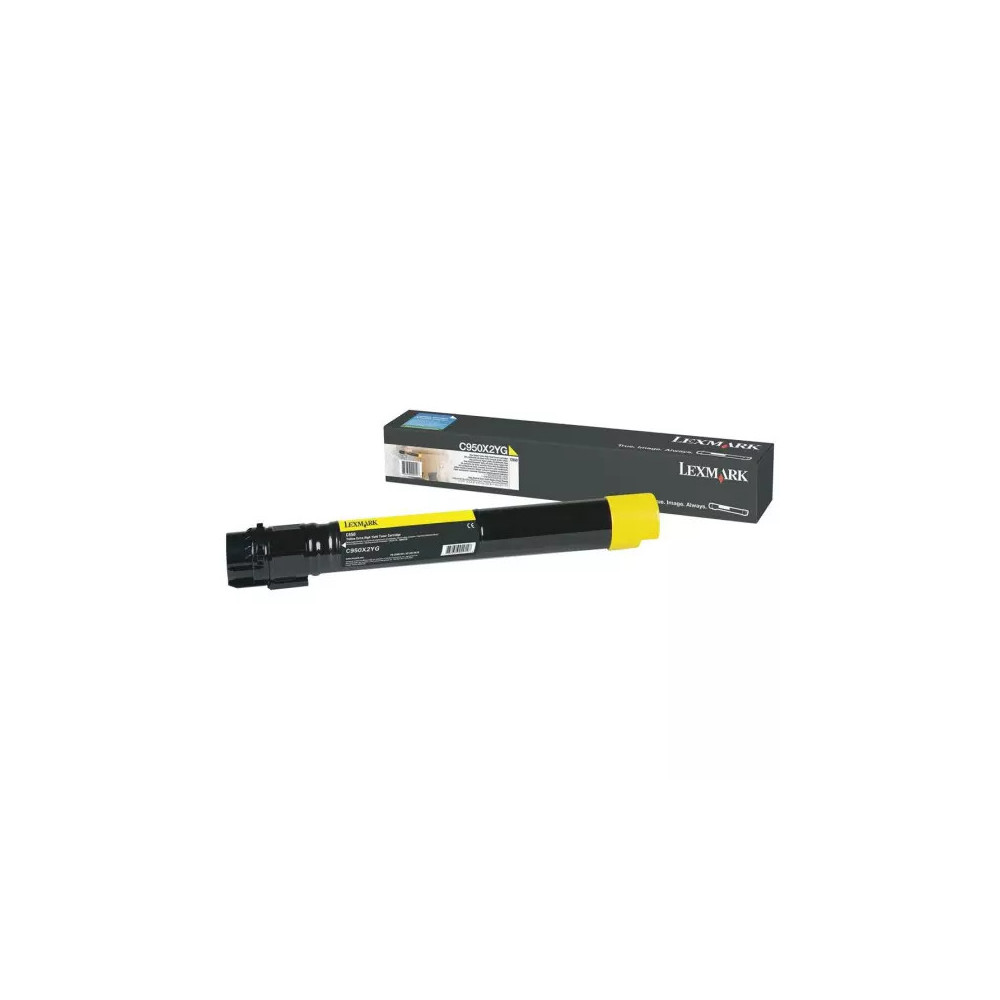 toner original Lexmark C950X2Y (0C950X2YG) jaune