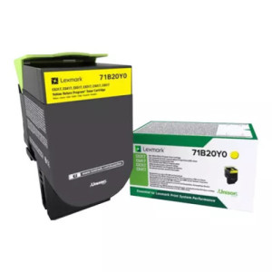 toner original Lexmark CS317 / CX317 (71B20Y0) jaune