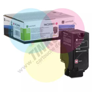 toner original Lexmark CS720/ CS725 (74C20M0) magenta