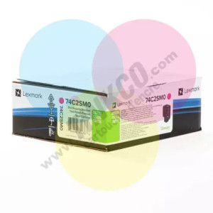 toner original Lexmark CS720/ CS725 (74C2SM0) magenta
