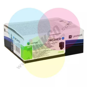 toner original Lexmark CS725 (74C2HC0) cyan
