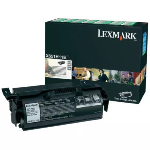 toner original Lexmark X651H (X651H11E) noir