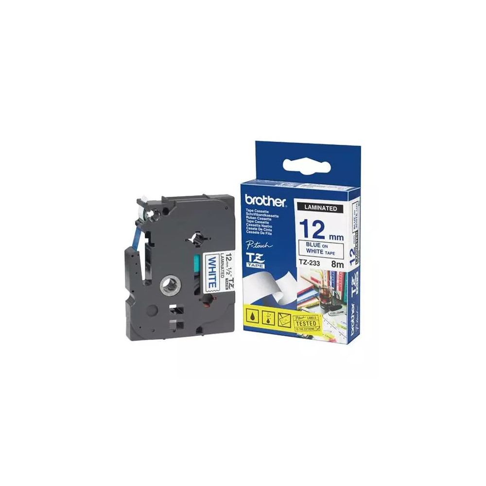 Cassette à ruban Brother TZe-241 18mm noir/blanc