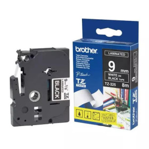 Cassette à ruban Brother TZe-335 12mm blanc/noir