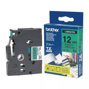 Cassette à ruban Brother TZe-FX231 12mm noir/blanc