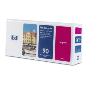 Tête d'impression et dispositif de nettoyage magenta HP 90 (C5056A)