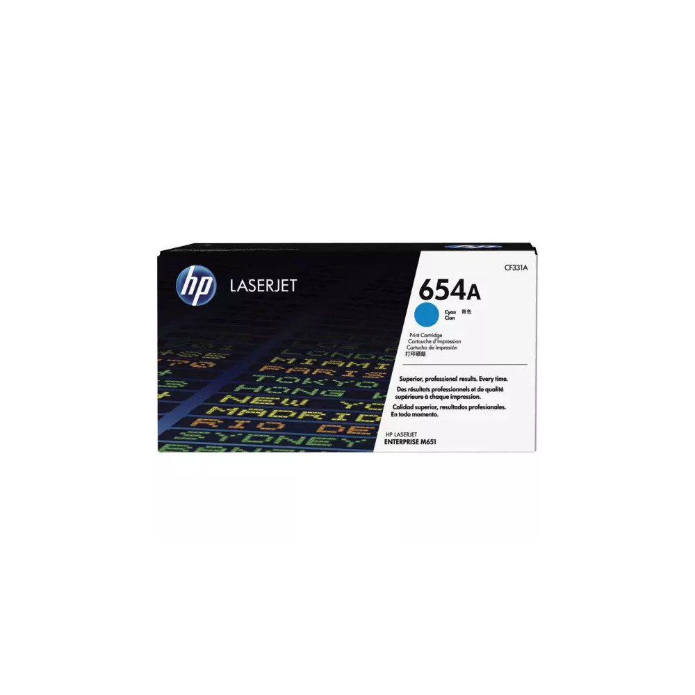 Toner HP 654A (CF331A)  Meilleur Prix Maroc